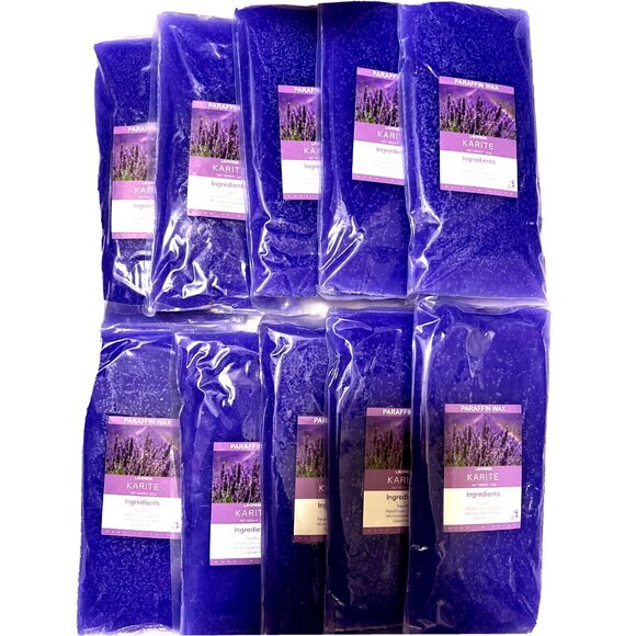 PARAFFIN WAX REFILLS 10 Pack Lavender Scented Paraffin Wax  In Box - NIP - Picture 2 of 7